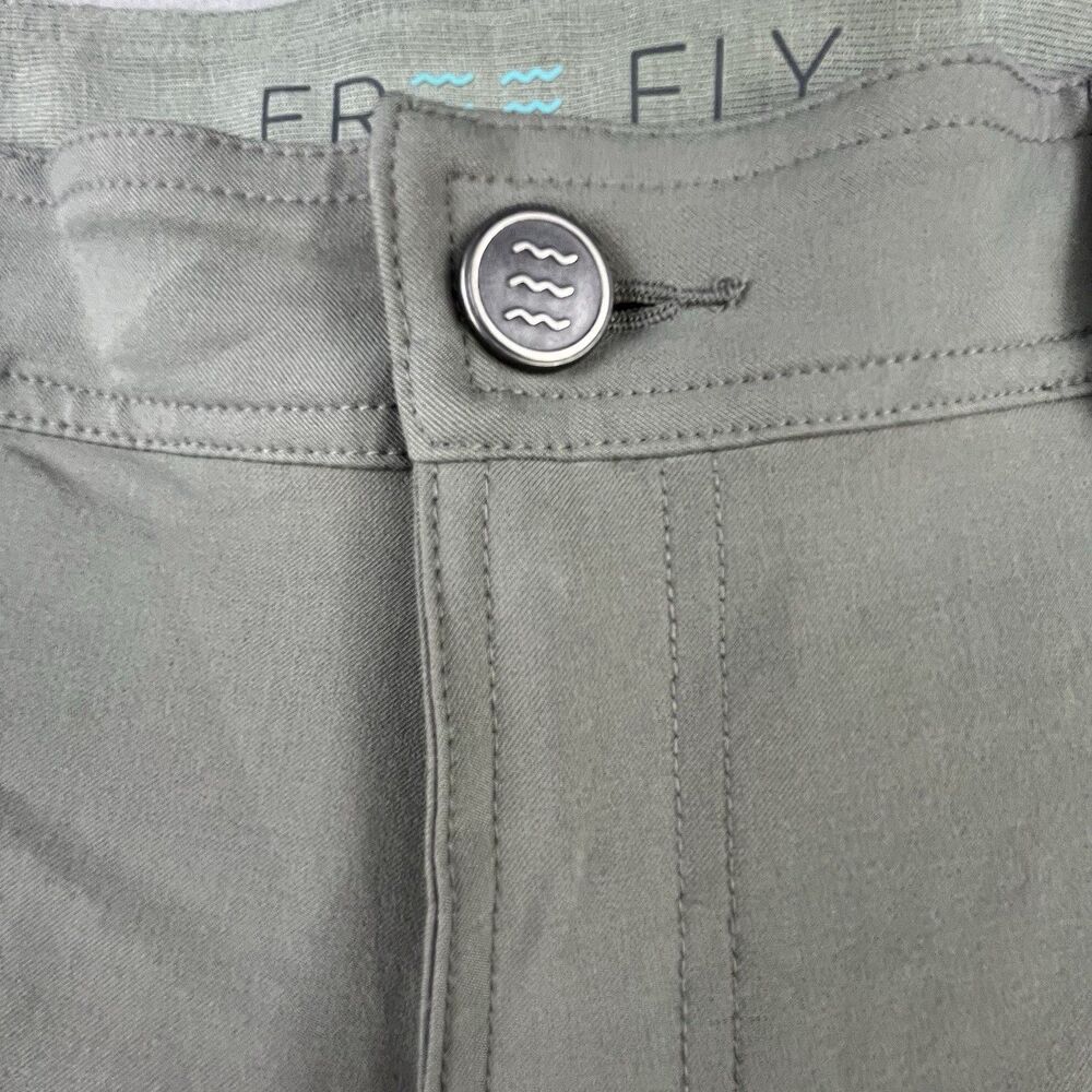 Free Fly Nomad Performance Pants Mens Size 34x32 Gray Lightweight Stretch - Picture 4 of 11